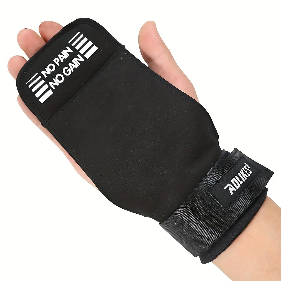 1 Pair Palm Grips for Weightlifting - Anti Slip Hand Protection