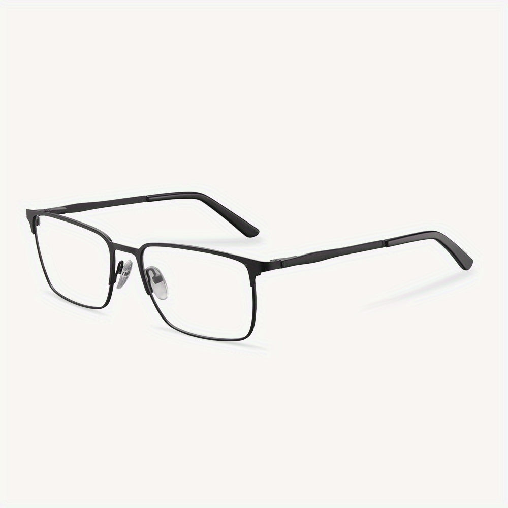 Men's Square Frame Light Blocking Glasses Anti UV Ray