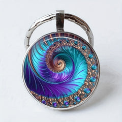 Vintage Feather Keychain For Girls Bag Accessories
