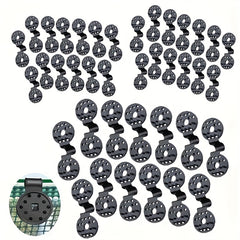 40pcs Plastic Sunshade Clips Instant Grommet Film Fast Installation