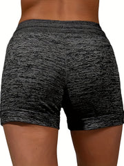 Dual Pockets Drawstring Casual Shorts