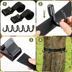 36pcs Treestand Strap Gear Hangers Hook Accessory Holder
