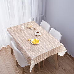 Waterproof Plastic Tablecloth Style Household Table Cover