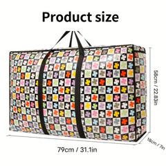 Heavy Duty Moving Bag With Reinforced Handles - Perfect for Storing Clothes