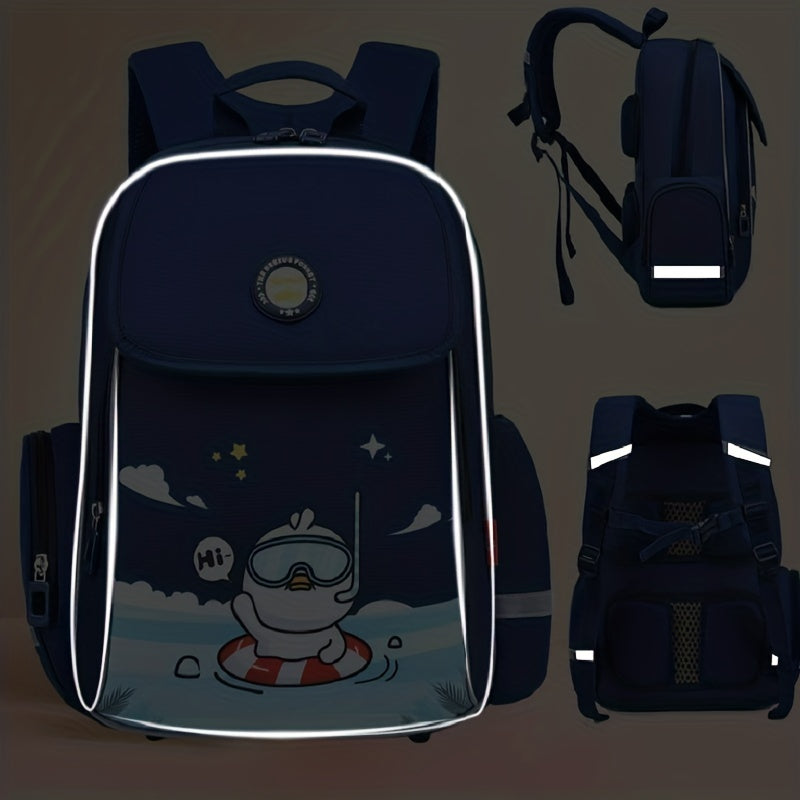 Cartoon Kindergarten Primary School Backpack Spine Protection Bag