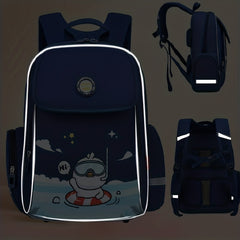 Cartoon Kindergarten Primary School Backpack Spine Protection Bag