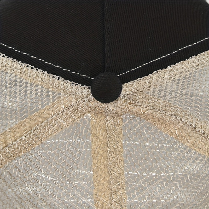 Embroidery Baseball Cap Patch Peaked Cap Mesh Hat