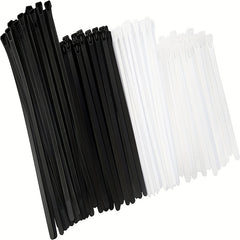 Adjustable Nylon Ties in Various Colors - Pack of 30, 60, or 90