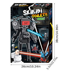 TV Man Toilet Man Building Block Monster Toy For Kids And Boys