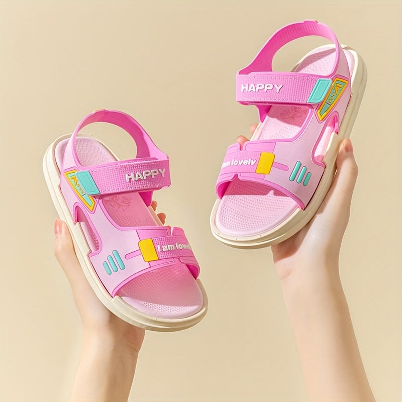 Boys Open Toe Sandals Breathable Lightweight Indoor Outdoor Beach