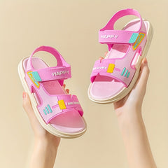Boys Open Toe Sandals Breathable Lightweight Indoor Outdoor Beach