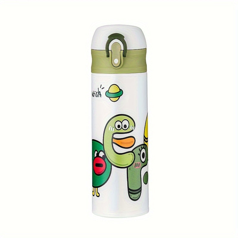16oz Stainless Steel Insulated Water Bottle - Outdoor Travel Fitness Gift