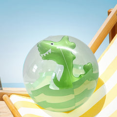 Inflatable Dinosaur Beach Ball - Fun Pool Toy for Parties