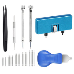 Watch Repair Tool Kit Watch Case Opener Back Remover Holder 26pcs