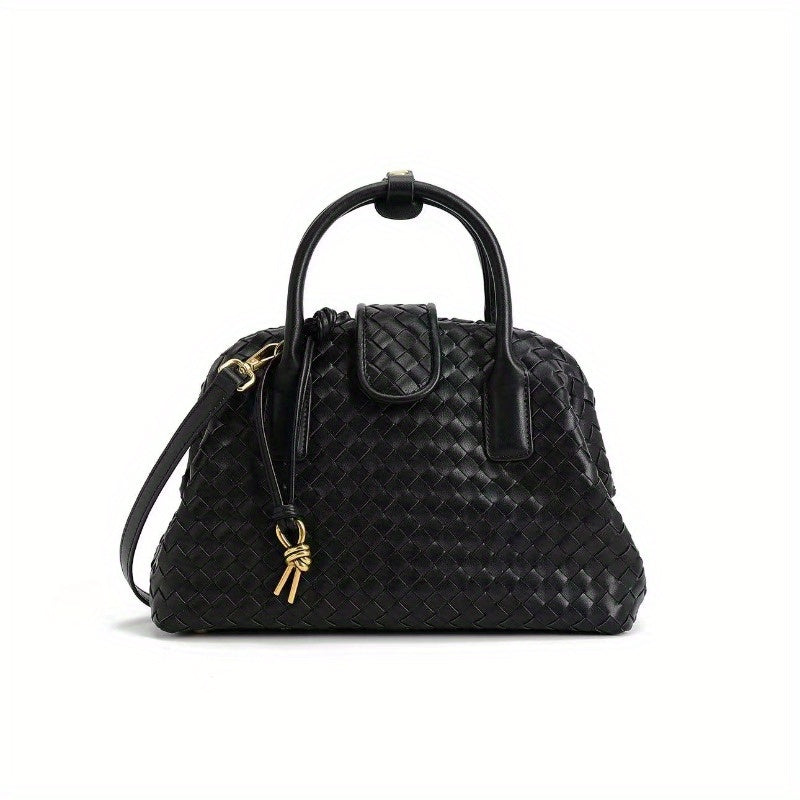 Women's Woven Crossbody Shoulder Bag Convertible Handbag
