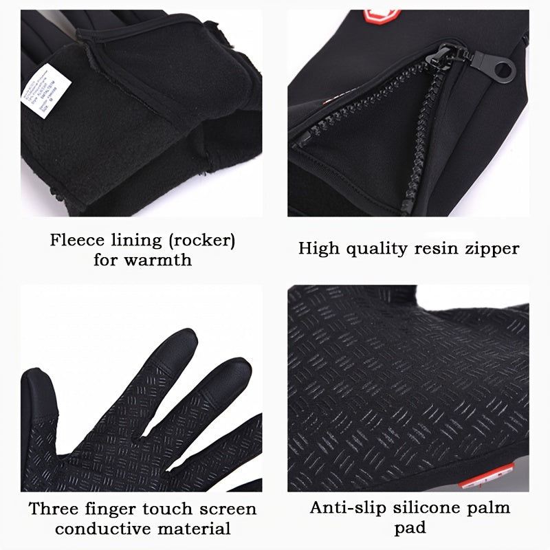 Winter Warm Gloves Waterproof Touch Screen Gloves