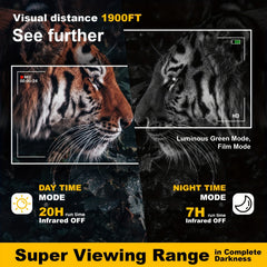 NV5100 Digital Binoculars 4X Zoom 1080p Video 1900ft Viewing In Darkness