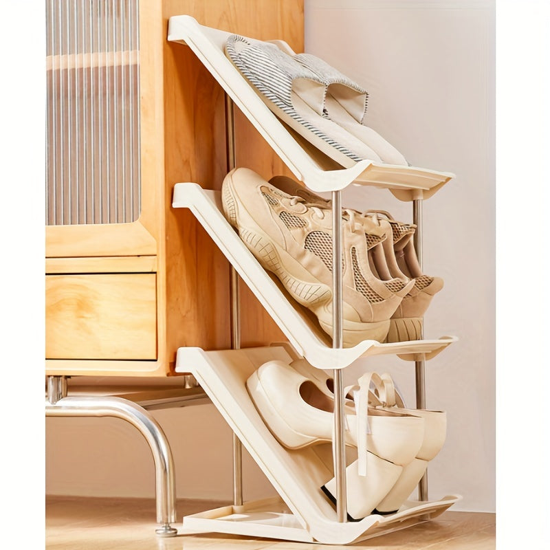 Foldable Shoes Storage Rack Space Saving Organizer
