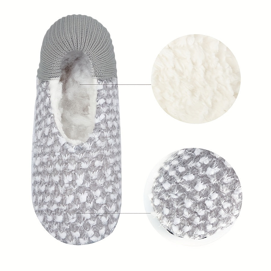 Plush Floor Socks Soft & Warm Low Cut Socks Women's Stockings