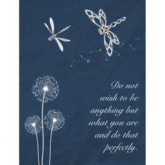 Dragonfly Pendant Necklace With Message Card - Gift For Daughter