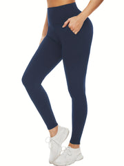 Women's High Waisted Leggings With Pockets Tummy Control Workout Yoga Pants