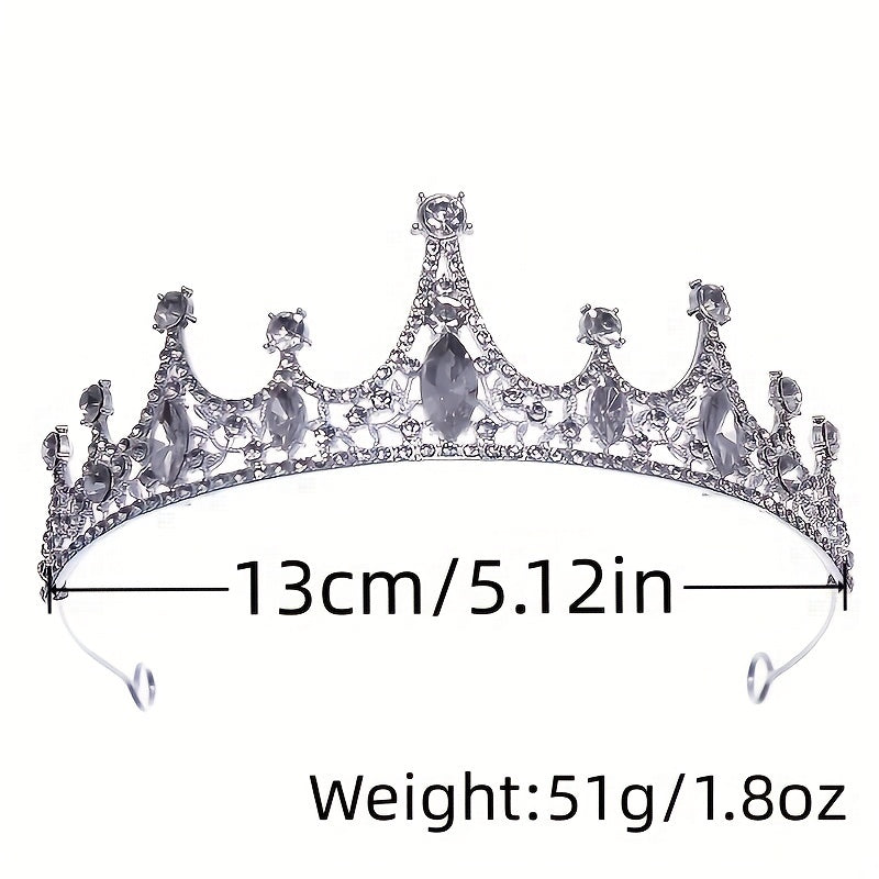 Girls Princess Tiara Halloween Crown Costume Headband Birthday Bride Hair Access