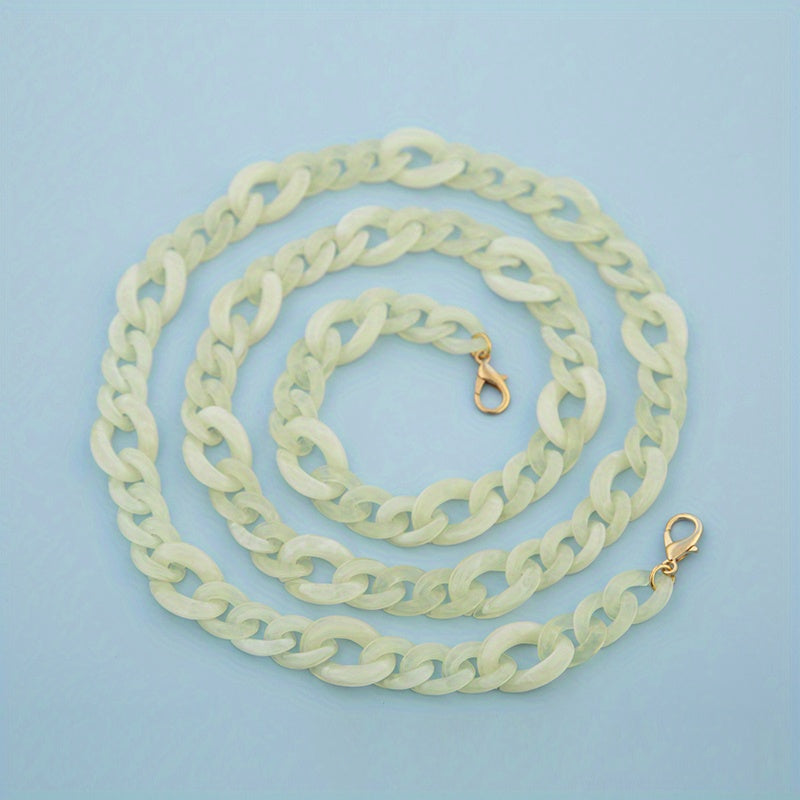 Acrylic Chain Mixed Thick Film Multifunctional Chain Golden Bag Strap