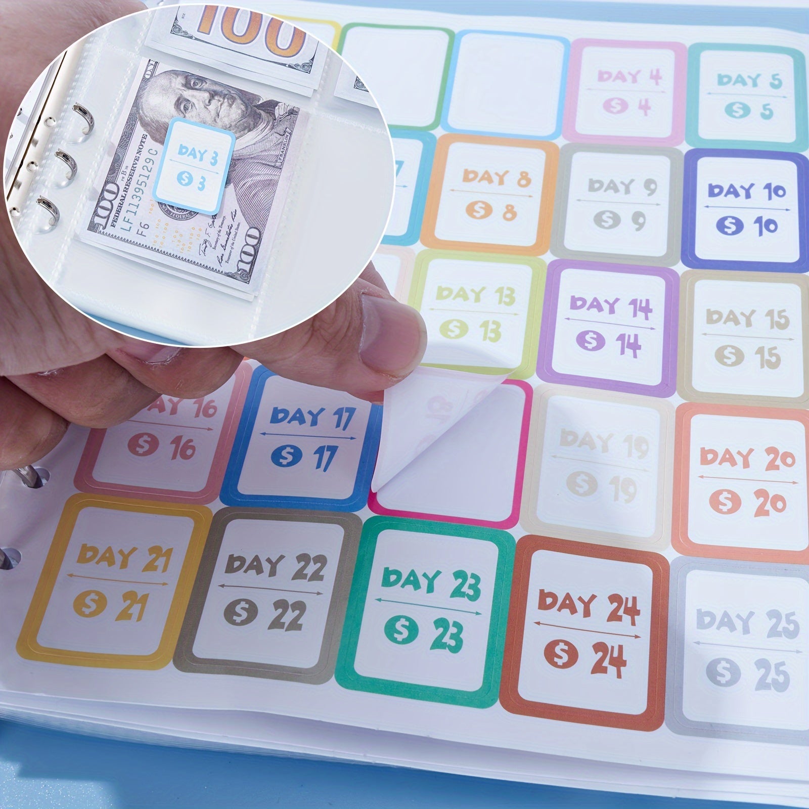 100 Envelopes Money Saving Challenge Binder