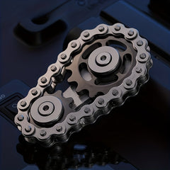 Linkage Bike Chain Spinner 2 Gears Figit Toy