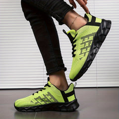 Breathable Flying Woven Shoes Non Slip Running Shoes