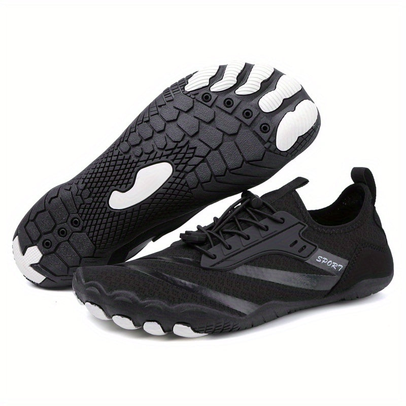 Unisex No Tie Lace Aqua Wading Shoes Casual Outdoor Walking Shoes