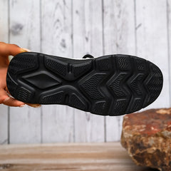 Wave Line Pattern Knit Athletic Running Shoes Mesh Lace up Sneakers