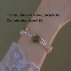 Pearl Bracelet Transfer Beads Female All-match Bangle