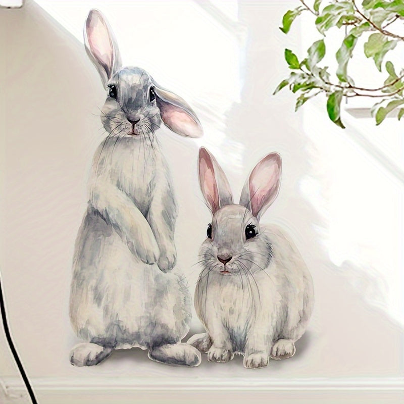 Cute Rabbit Wall Sticker 30x40cm