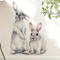 Cute Rabbit Wall Sticker 30x40cm