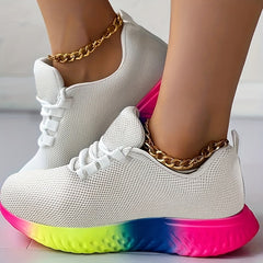 Women's Colorful Running Shoes Lightweight Breathable Outdoor Sneakers