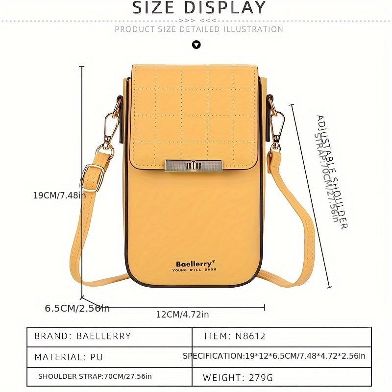 Compact Crossbody Handbag for Women Fashionable Single Shoulder Bag