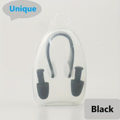 Waterproof Silicone Ear Plugs & Nose Clamp for Swimming Diving