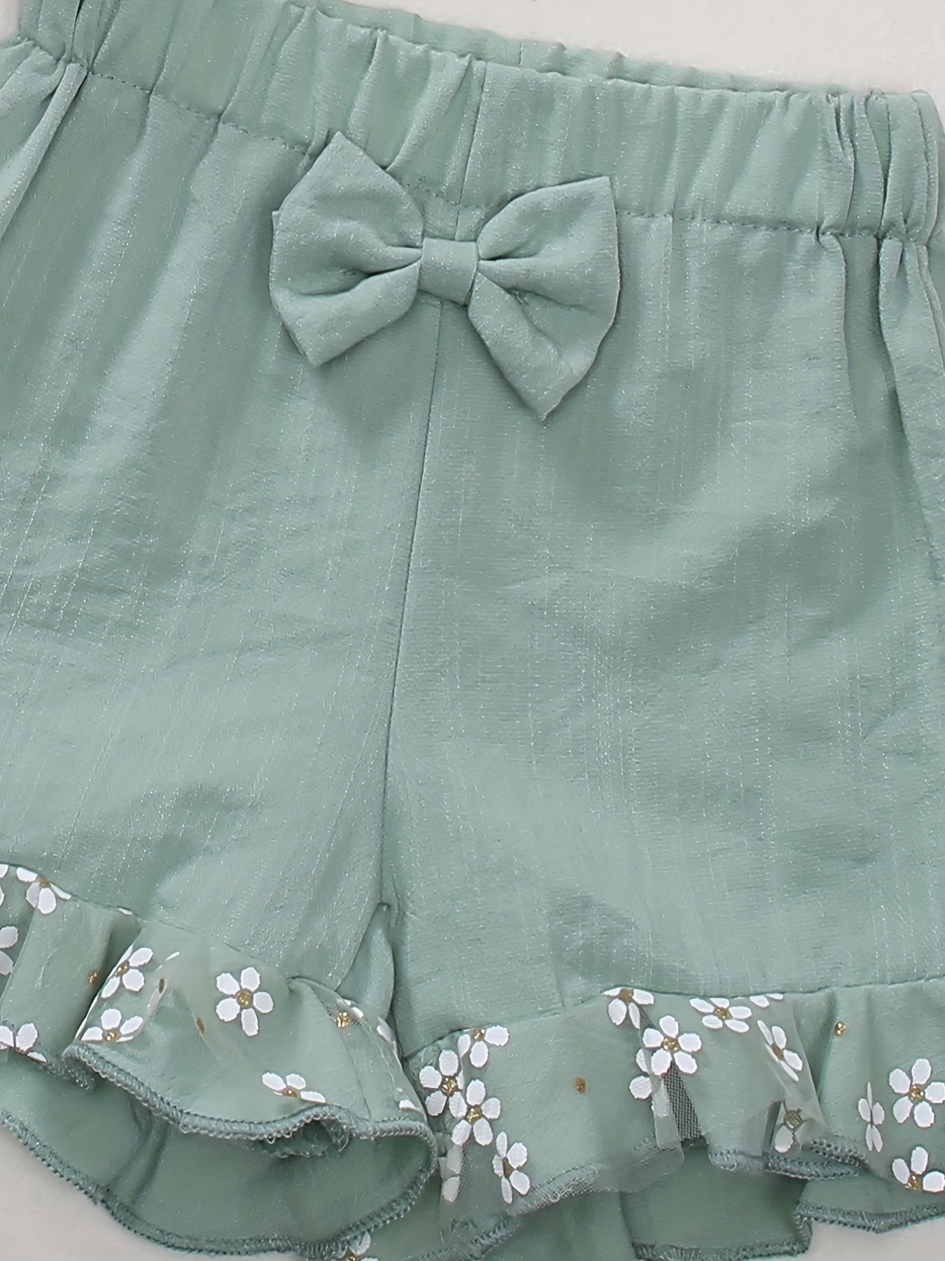 Baby Girls 2 Piece Flower Print Cami Top & Shorts