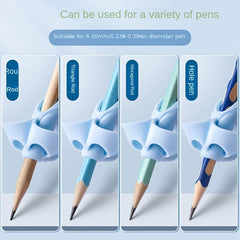 10pcs Calligraphy Pen Holder for Children, Silicone Magic Pencil Sleeve