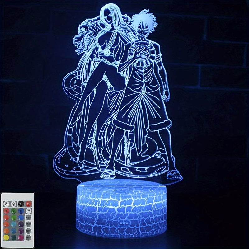 Anime Character LED 3D Night Lamp Acrylic LED Bedroom Lamp