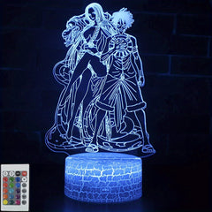 Anime Character LED 3D Night Lamp Acrylic LED Bedroom Lamp