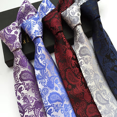Men's Classic Cashew Flower Tie