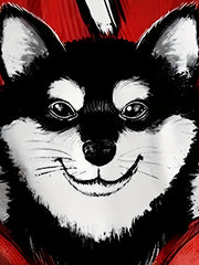 Men's Husky Graphic T-shirt: Casual, Slightly Stretch, 3D Print Tee