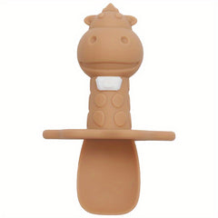 Baby Silicone Chewable Toddler Spoon for Self Feeding
