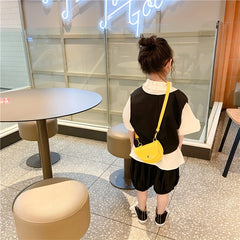 Girls Mini Crossbody Bag Magnetic Closure Shoulder Bag Saddle Bag