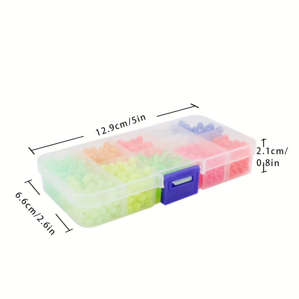1000pcs Glow in the Dark Fishing Space Beans with Box
