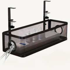 Under Desk Cable Management Tray With Clamp for Office Home