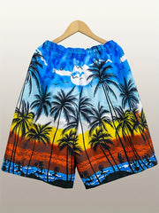 Quick drying Mesh Lining Mens Swim Trunks - Beach Pool Swim Shorts