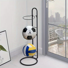 Ball Storage Rack Basketball Storage Rack Folding Floor Football Storage Rack
